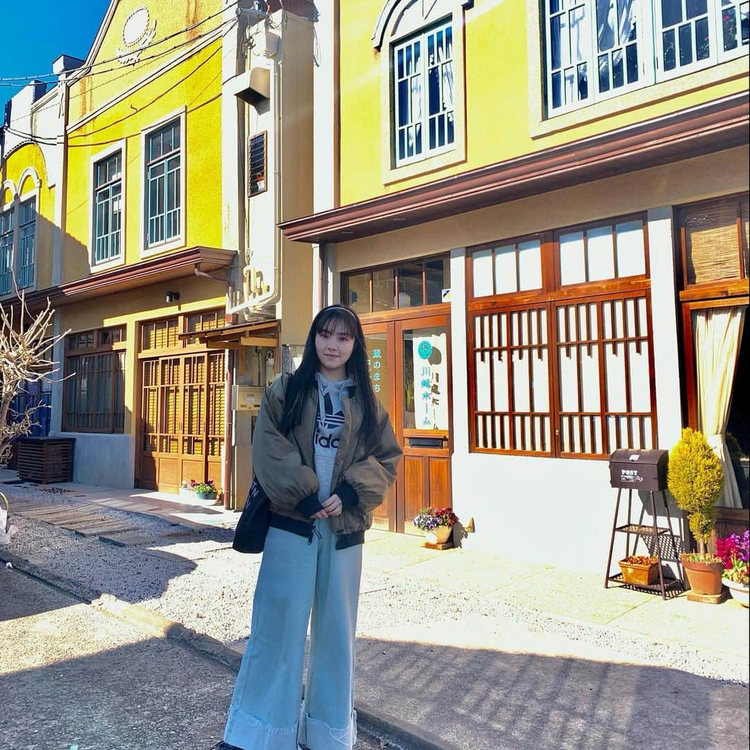 一岡杏奈さんのインスタグラム写真 - (一岡杏奈Instagram)「🏠💛🏞🦋 今の状況が落ち着いたら、また食べ歩きしたいな〜🍡 #川越 #食べ歩き #川越食べ歩き #散歩 #photospot #インスタ映え #BlooDye #一岡杏奈」2月16日 18時30分 - anna_ichioka