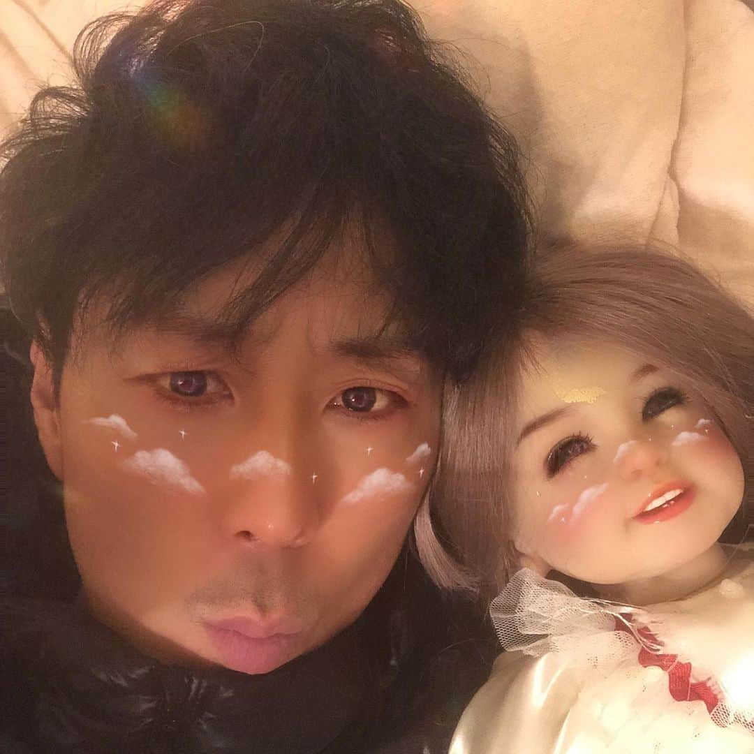 のインスタグラム：「#まぁまぁの問い合わせ #マリちゃん #元気にしております #気になさってもらっている方々 #ありがとうございます #北野誠のお前らいくな #ルクテープ人形」