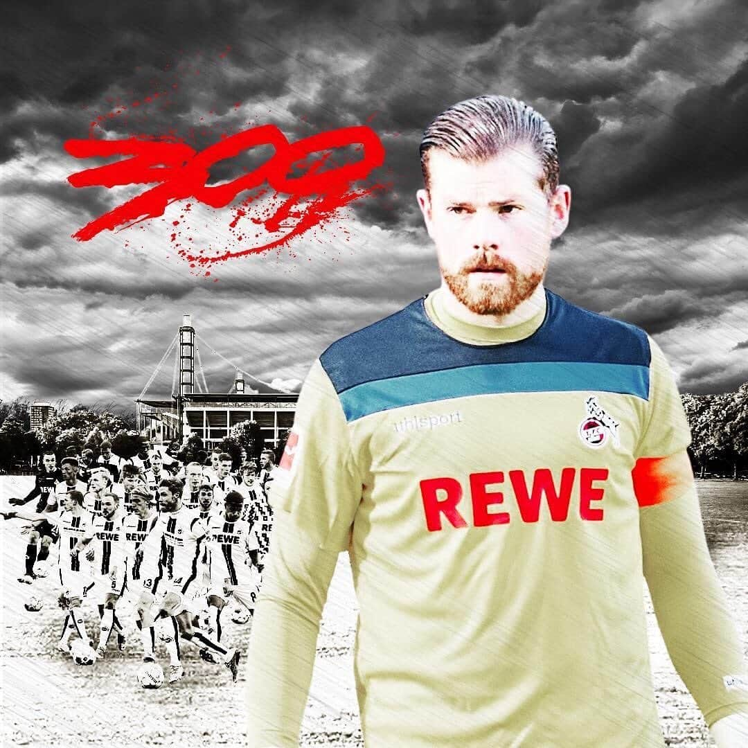 ティモ・ホルンのインスタグラム：「3️⃣0️⃣0️⃣✖️ @fckoeln 🙌 #Repost @fckoeln: ❤⚪ Von der FC-Jugend zum Stammkeeper in der Bundesliga: Timo Horn hütet seit 19 Jahren den Kasten beim #effzeh. 🧤」