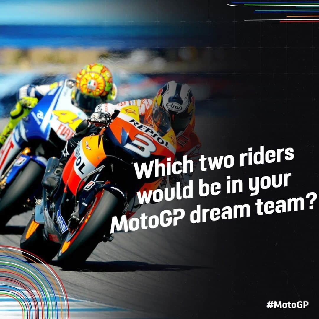 MotoGPさんのインスタグラム写真 - (MotoGPInstagram)「Your #MotoGP dream team would be ______ and ______ 👀 Let's hear it! 👇 #Motorcycle #Racing #Motorsport」2月16日 19時00分 - motogp