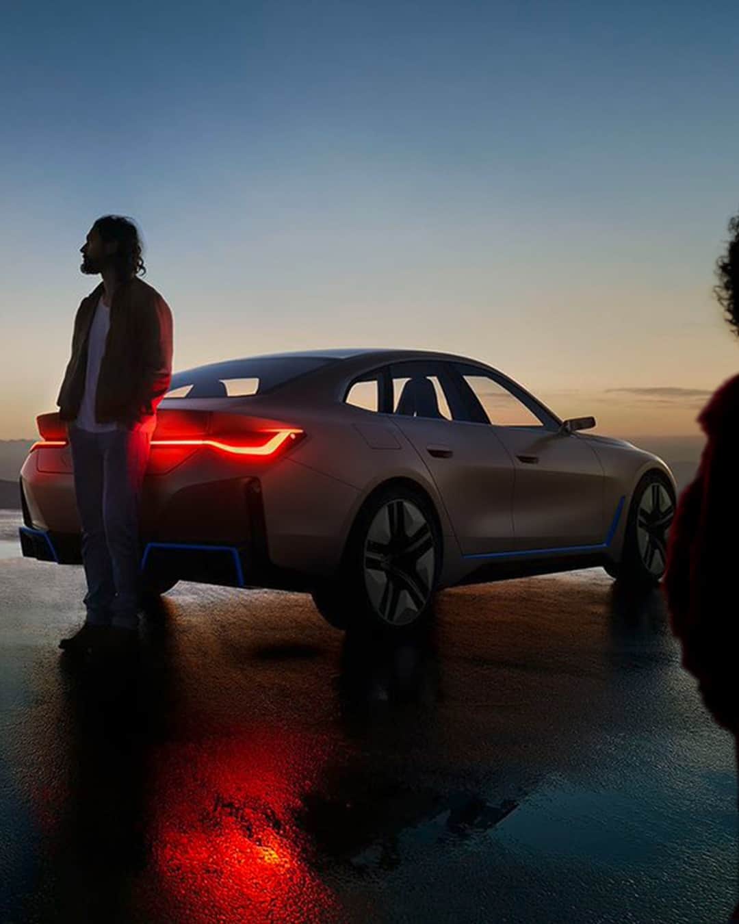BMWのインスタグラム：「Vision is the passion for the future.  The BMW Concept i4. #THEConcepti4 #BMW #BornElectric @BMWi」