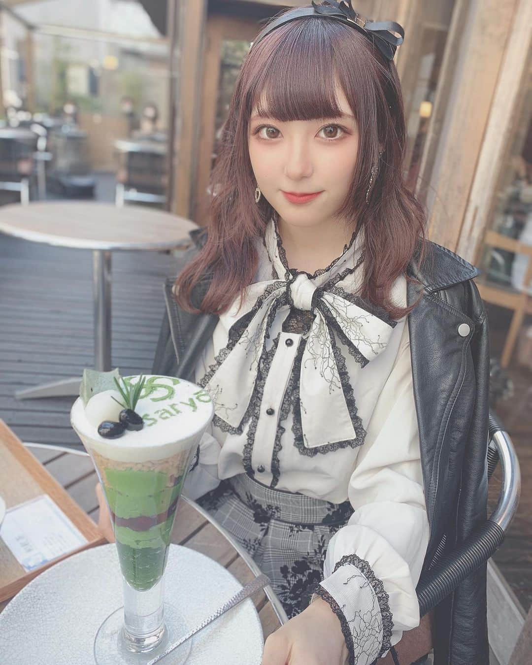 高梨あいさんのインスタグラム写真 - (高梨あいInstagram)「🍵💚 毎日抹茶生活（マジ） ・ ・  #神楽坂茶寮 #神楽坂 #神楽坂カフェ  #抹茶スイーツ #まっちゃんねる  #抹茶パフェ  #19yearsold #19years #selfie #19歳  #rojita #evelyn #量産型 #量産型コーデ  #like4likes #followme」2月16日 19時15分 - _74nashi_