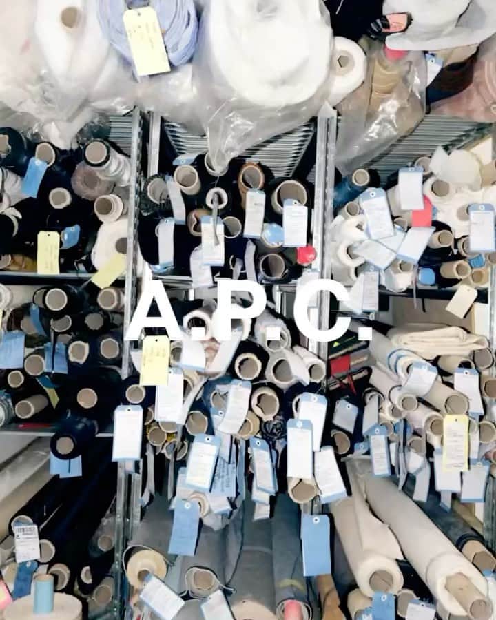 アーペーセーのインスタグラム：「A.P.C. Atelier   A.P.C. stands for Atelier de Production et de Création which literally means Production and Creation Workshop. The brand attaches equal importance to both. Without production, creation remains at the idea stage and without creation, a garment will have no soul.  Not far from our design studio at our headquarters in the 6th arrondissement of Paris, A.P.C. has an atelier where we do everything from pattern making to prototype production.  Photography: @anthonyseklaoui   #APC #APCatelier #Paris」