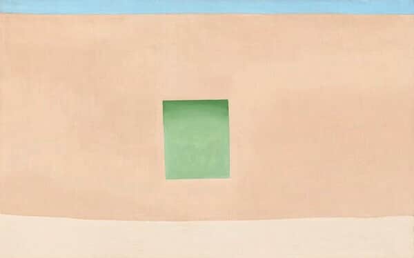 オーレリービダマンのインスタグラム：「Wall with Green Door, Georgia O’Keefe, 1953 #inspiration #aureliebidermann」