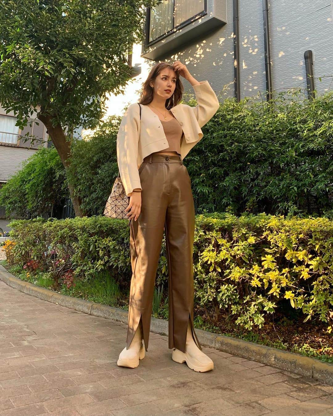 ソフィアのインスタグラム：「今日暖かかったね🍃」
