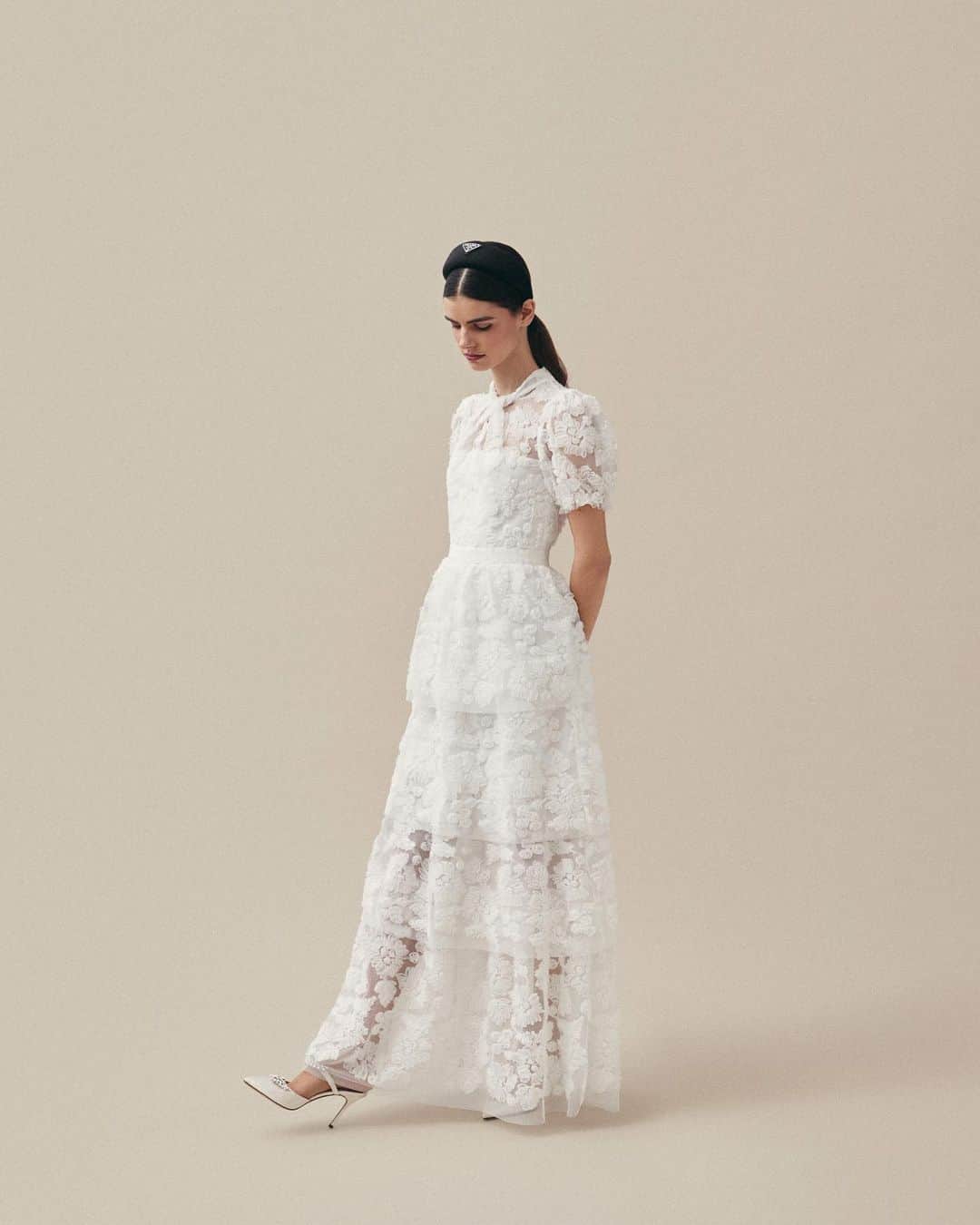 Harrodsのインスタグラム：「Introducing the LWD, your spring/summer alternative to the LBD. Exclusive to Harrods, @MrSelfPortrait’s pristine white lace collection needn't only be reserved for brides-to-be.  Head to our link in bio to shop Little White Dresses.  #Harrods #HarrodsFashion   Our stores are closed but you can still discover the #WorldOfHarrods through Personal Shopping and online at harrods.com.」