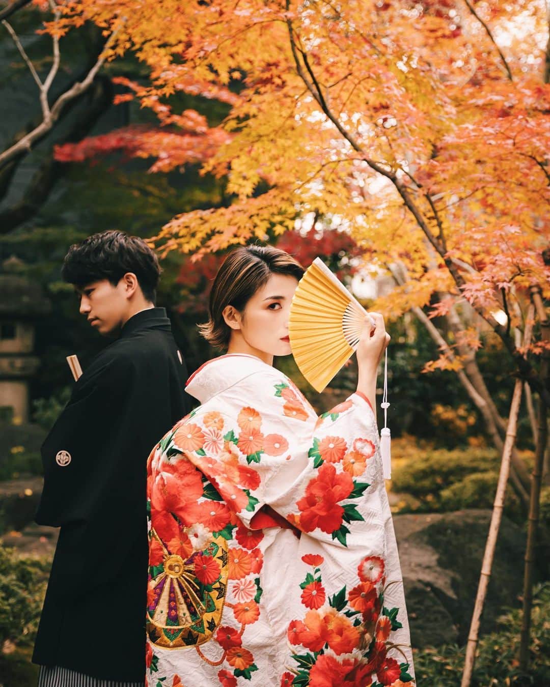 サキのインスタグラム：「@torutokoya   #torutokoya #和装 #lovers_nippon_portrait」
