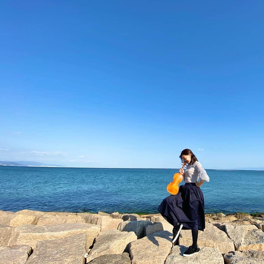 益子侑さんのインスタグラム写真 - (益子侑Instagram)「今日はいい天気だったね☀︎ #海　#空　#青」2月16日 22時22分 - yu.mashiko
