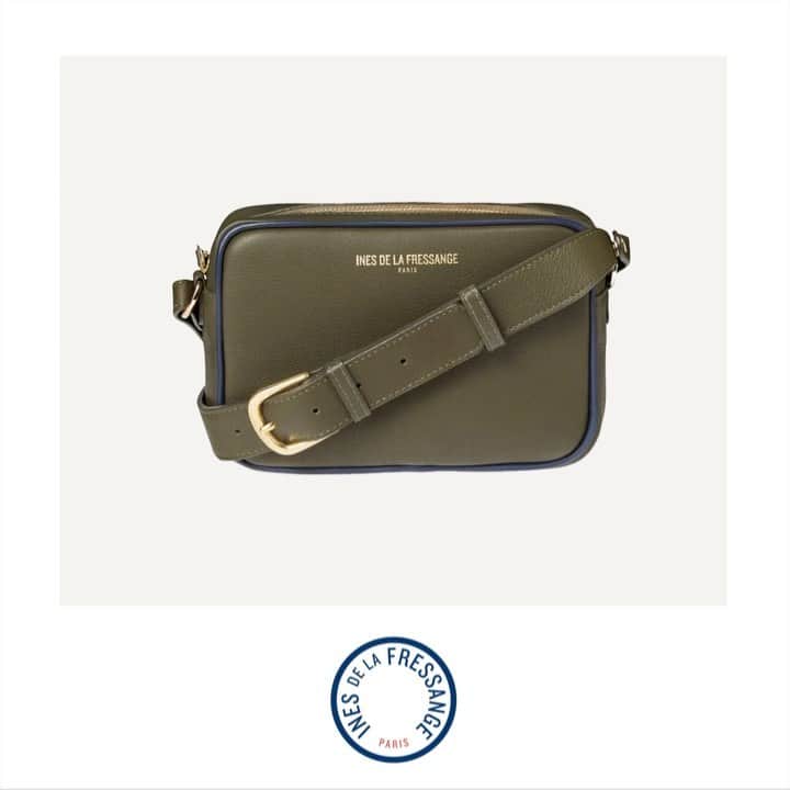 のインスタグラム：「Nouveau sac Marcia banane disponible en ligne et en boutiques. Il peut se porter à l’épaule ou à la ceinture, avec la même sangle. Il devient au choix sac ou banane en cuir, sans rien perdre de son élégance décontractée, à vous de choisir ! — New Marcia fanny pack available online and in stores. Can be worn as a crossbody or as a belt, with the adjustable strap It becomes your choice of leather bag or belt, without losing any of its relaxed elegance, the choice is yours!  www.inesdelafressange.fr  #inesdelafressange #inesdelafressangeparis」