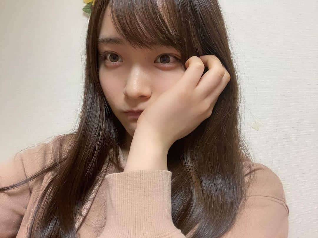 大森美優のインスタグラム：「明日は絶対予定より早く起きるぞー! 自分に言ってます😂日々早起きの皆様、本当にお疲れ様です🙇‍♂️🍵☺️ #おやすみなさい 🌙 #akb48」