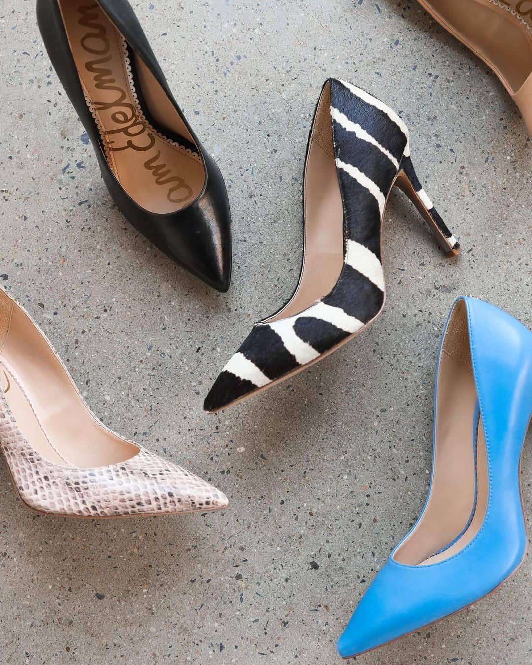 サムエデルマンのインスタグラム：「New spring colors in the HAZEL Which are you loving the most?   #SamEdelman #Spring2021」