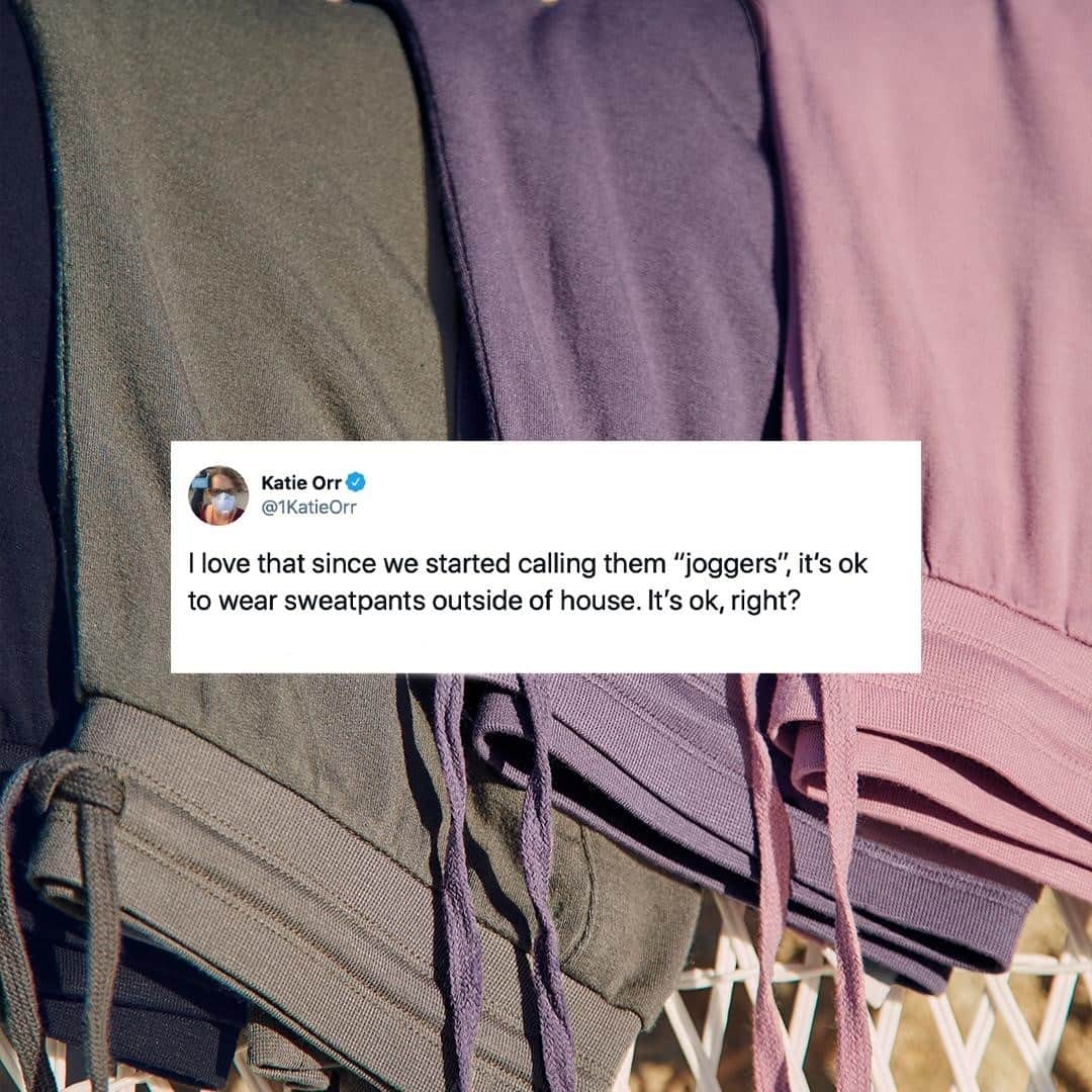 スプレンディドのインスタグラム：「They're not sweatpants, they're 𝒿𝑜𝑔𝑔𝑒𝓇𝓈 🤷‍♀️⁠」