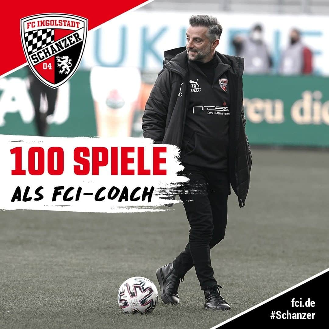 FCインゴルシュタット04さんのインスタグラム写真 - (FCインゴルシュタット04Instagram)「Gratulation zum Jubiläum, Coach! ⚫🔴 Insgesamt: 41 S, 31 U, 28 N ⚽ Seit 2019: 25 S, 9 U, 11 N 👀 Punkteschnitt aus den letzten 2 Amtszeiten: 1,87 👍 ... und weiter geht's 😉✊ . . #schanzerdassindwir #Schanzerfürimmer #Ingolstadt #FCI #FCIngolstadt #3Liga #zeigtsuns #fu3ball #soccer #fussball #football #futbol #immerweiter #zamhoidn #Team #einfachkriegstduwoanders #Trainer #Coach #TomasOral #Oral #Jubiläum #Glückwunsch」2月17日 2時26分 - dieschanzer