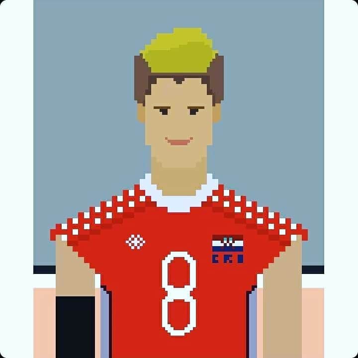 ミア・イエルコフのインスタグラム：「Thank you @kiliccbariss for the portrait. Different, original and refreshing. #8 😊😊 #volleyball #pathofdreamsandpassion」