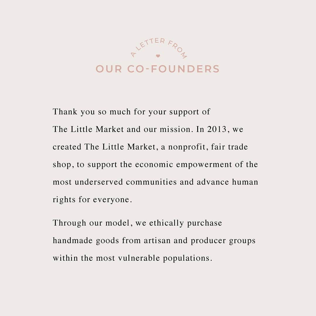 The Little Marketさんのインスタグラム写真 - (The Little MarketInstagram)「A Letter From our Co-Founders • Our most-loved sugar scrubs are back and are now made in-house through The Little Market Pilot Program. Swipe to learn more. Link in bio to shop.」2月17日 10時25分 - thelittlemarket