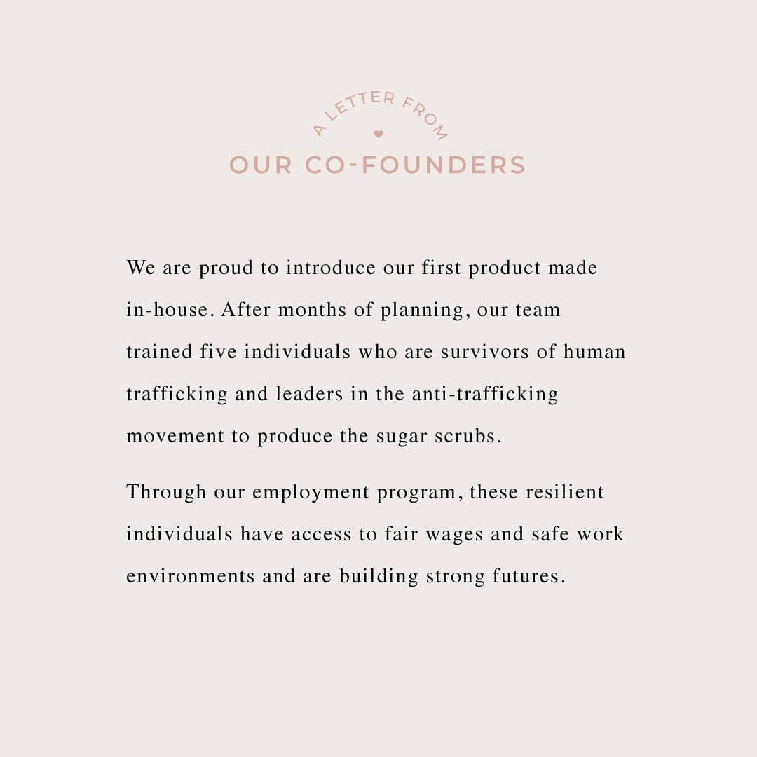 The Little Marketさんのインスタグラム写真 - (The Little MarketInstagram)「A Letter From our Co-Founders • Our most-loved sugar scrubs are back and are now made in-house through The Little Market Pilot Program. Swipe to learn more. Link in bio to shop.」2月17日 10時25分 - thelittlemarket