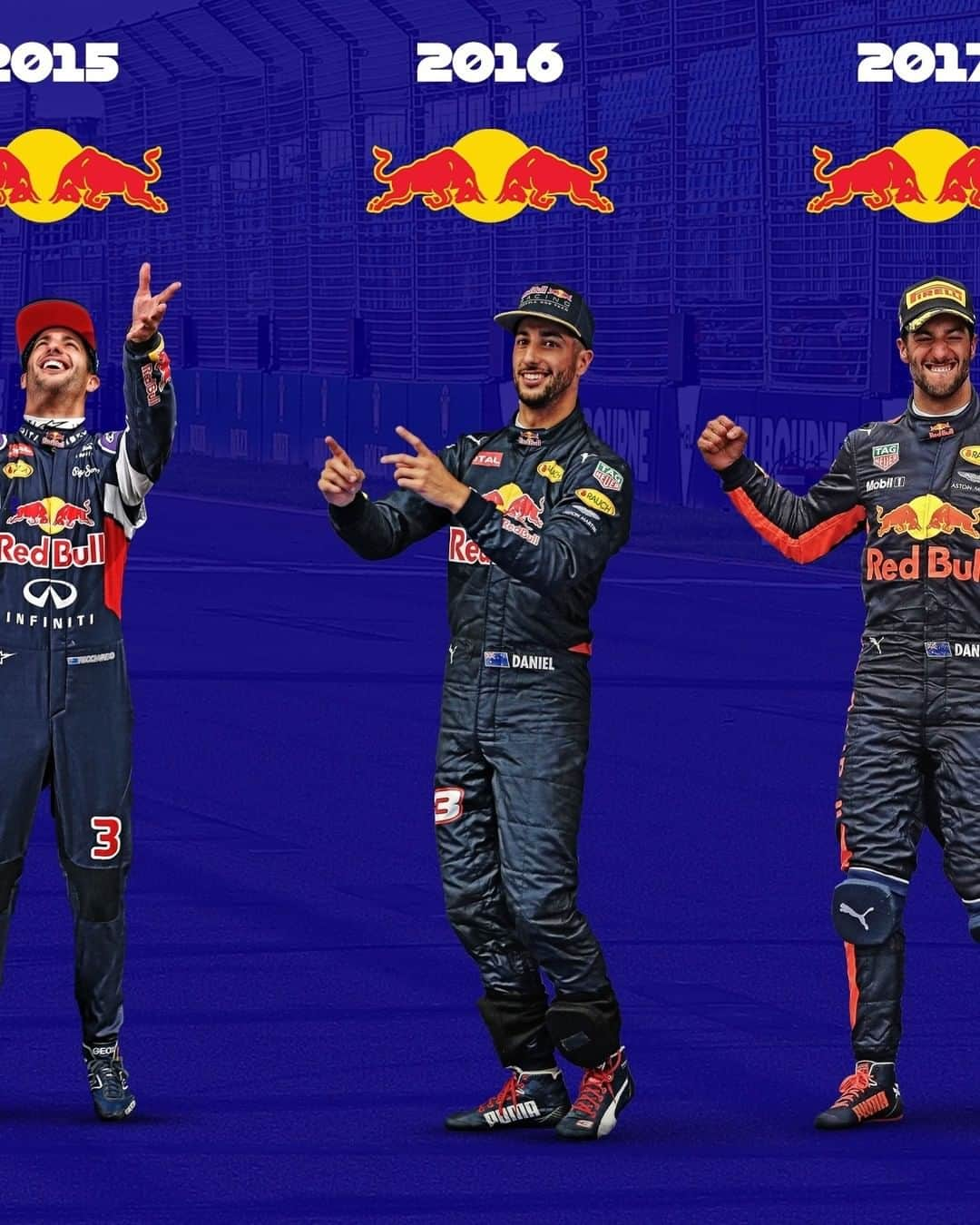 F1さんのインスタグラム写真 - (F1Instagram)「Suits you, @danielricciardo! 😃  Swipe 👈  #Formula1 #F1」2月17日 5時30分 - f1