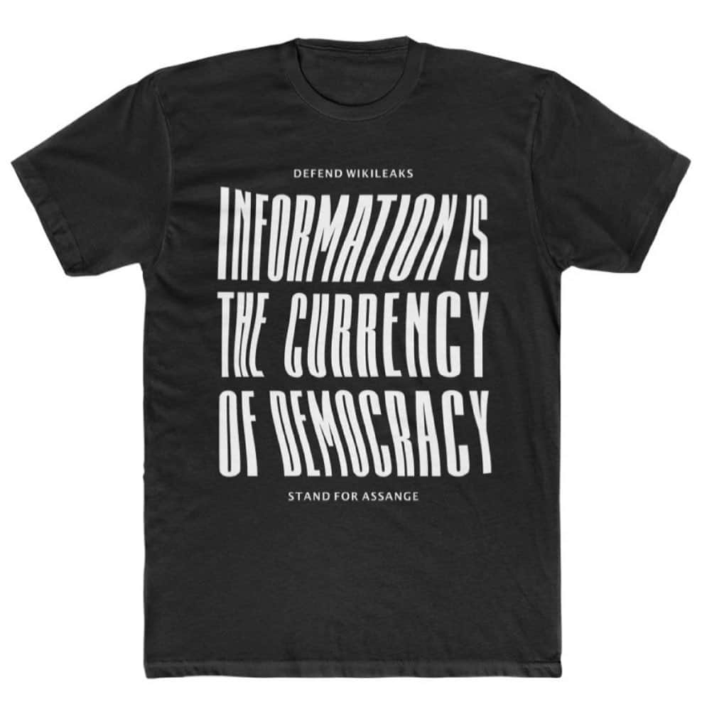 WikiLeaksさんのインスタグラム写真 - (WikiLeaksInstagram)「Information is the currency of democracy.  @WikiLeaksShop #FreeAssange」2月17日 6時31分 - wikileaks