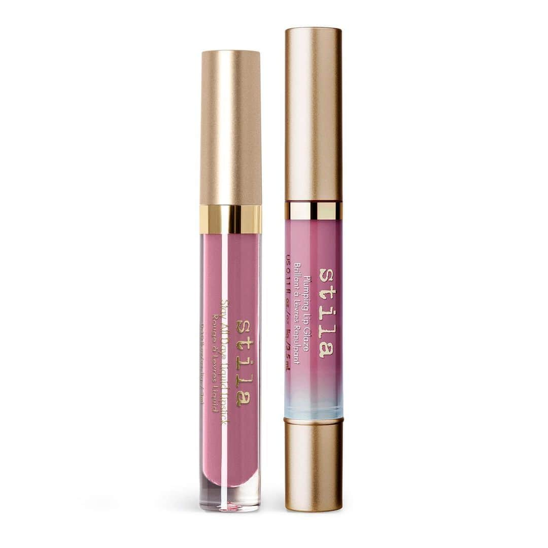 Stila Cosmeticsさんのインスタグラム写真 - (Stila CosmeticsInstagram)「Some duos just click ... A natural romance between 2 dynamic lip formulas to create a dazzling duet!  Shop this Patina lip duo; Stay All Day® Liquid Lipstick & Plumping Lip Glaze now at StilaCosmetics.com」2月17日 6時49分 - stilacosmetics