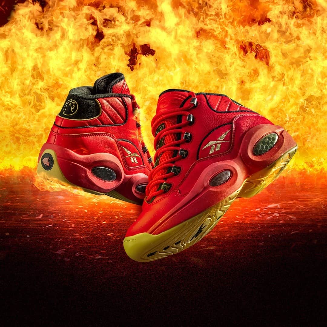 Foot Lockerのインスタグラム：「Sometimes spicy, sometimes icy…always fire 🔥 🔥 #Reebok x Hot Ones launches 2/18.」