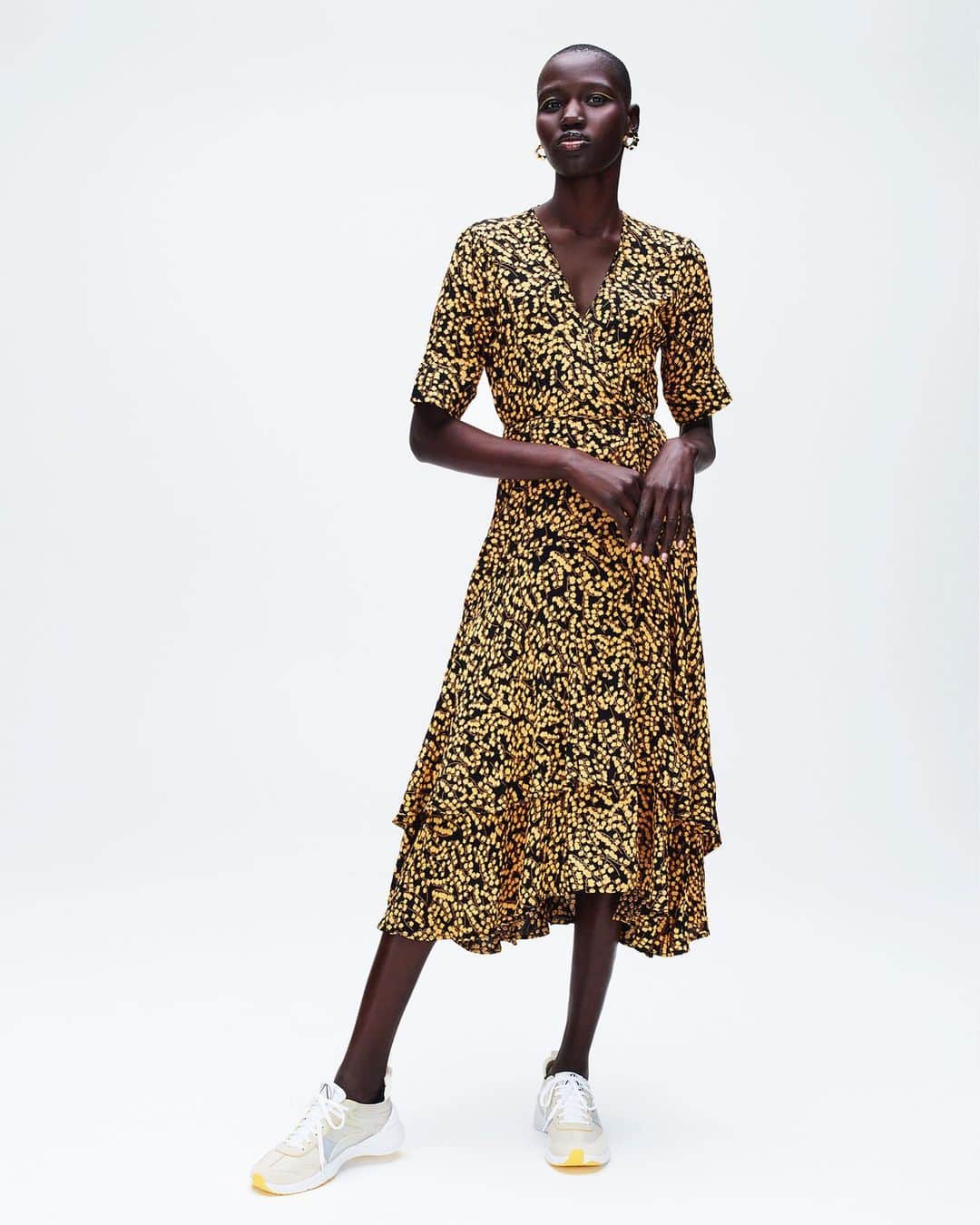 The Outnetのインスタグラム：「Calling all @GANNI girls! Have we got something special for you... Introducing our Best of GANNI collection featuring archive prints reimagined in new silhouettes for creations you'll have to see to believe!  Shop all your favorite Instagram looks, just visit the link in bio」