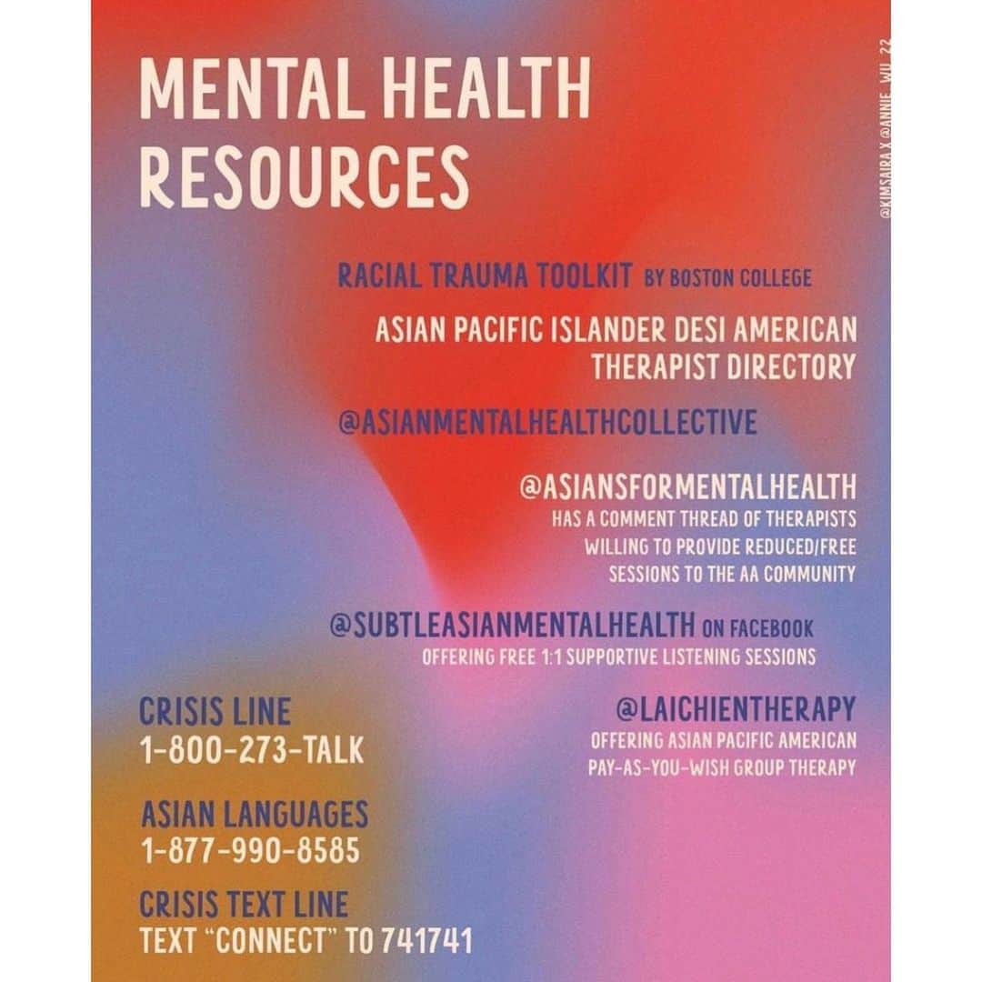 ジェンマ・チャンさんのインスタグラム写真 - (ジェンマ・チャンInstagram)「#StopAsianHate. Thank you to everyone who has spoken out. If you witness something please don’t be silent, even (and especially) when the news cycle moves on. Unite against all forms of racism. Some accounts to follow for more info and ways to help @stopaapihate @hateisavirus_ @acttochange @nextshark @aapiwomenlead  ... Slides by @haveanicedayy_ @annie_wu_22 @kimsaira」2月17日 8時35分 - gemmachan