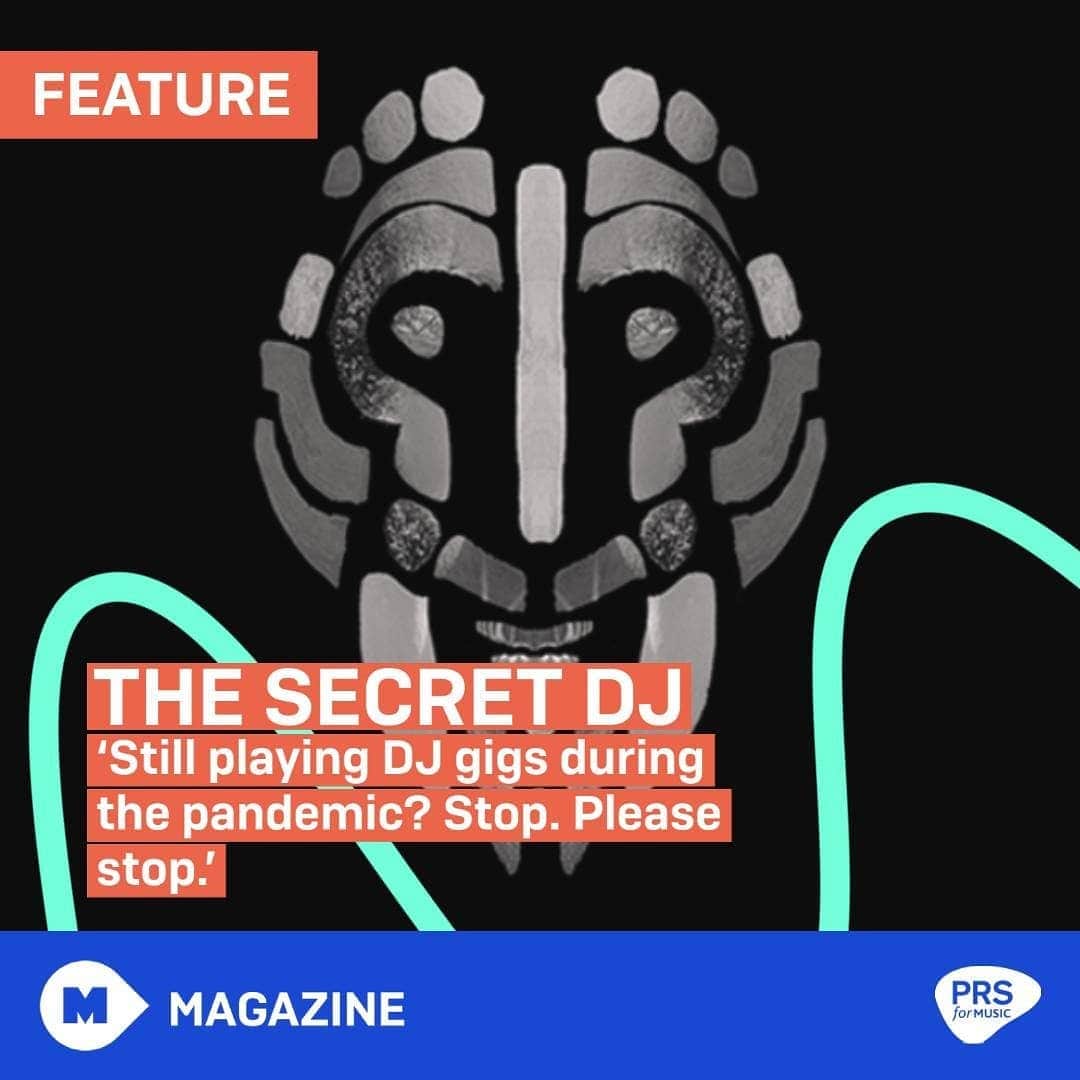 PRS for Musicさんのインスタグラム写真 - (PRS for MusicInstagram)「@the_secret_dj writes an open letter to ‘Plague Rave’ DJs. Do you agree?   LINK IN BIO FOR FULL LETTER」2月17日 19時35分 - prsformusic