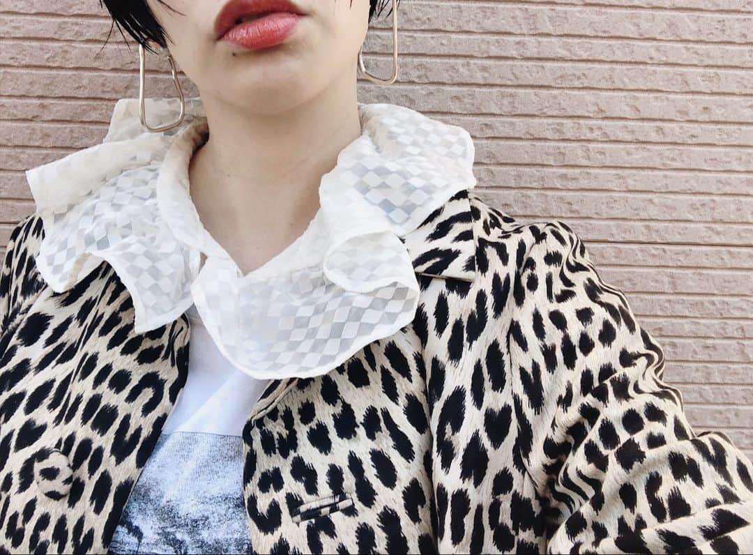 のインスタグラム：「・ ブリブリブラウスと🐆♡  #WEAR」