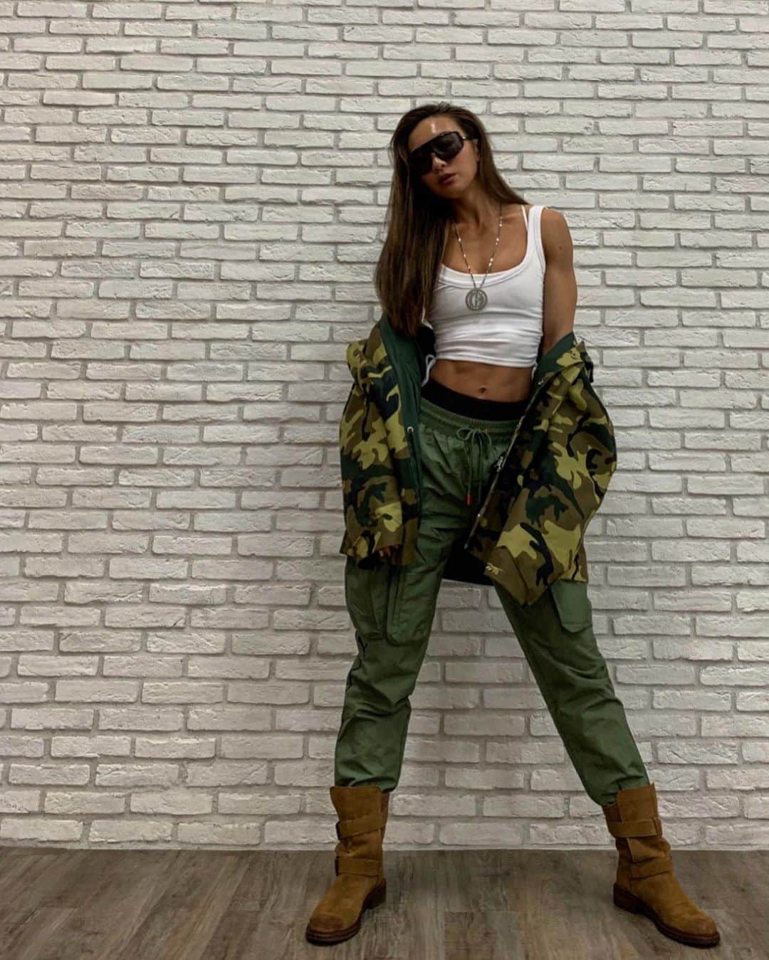 Aya（小山内あや）さんのインスタグラム写真 - (Aya（小山内あや）Instagram)「戦闘体制抜群的ファッション💪🏼💨」2月17日 19時12分 - aya_fitness