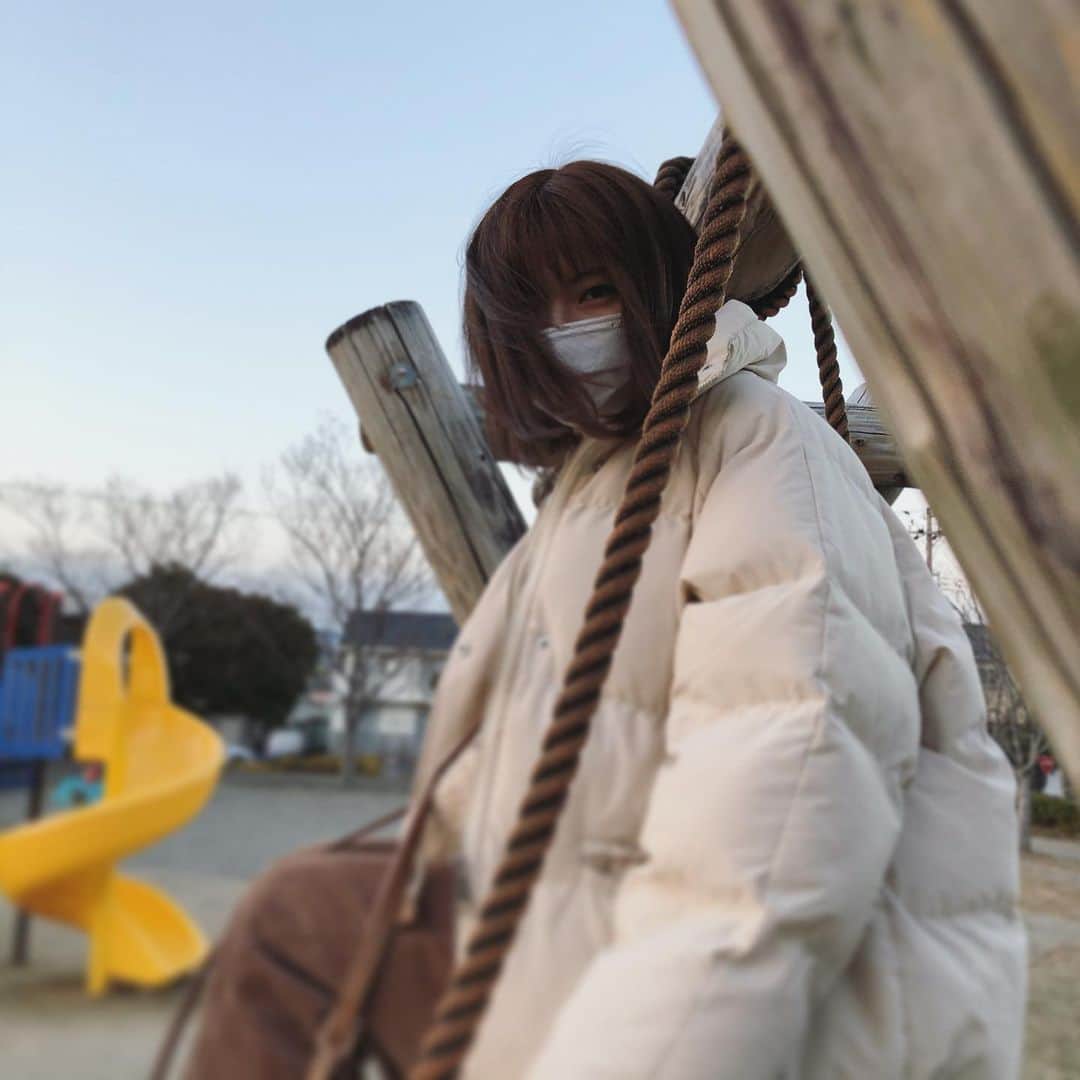 横道侑里のインスタグラム：「公園行ってきた！」