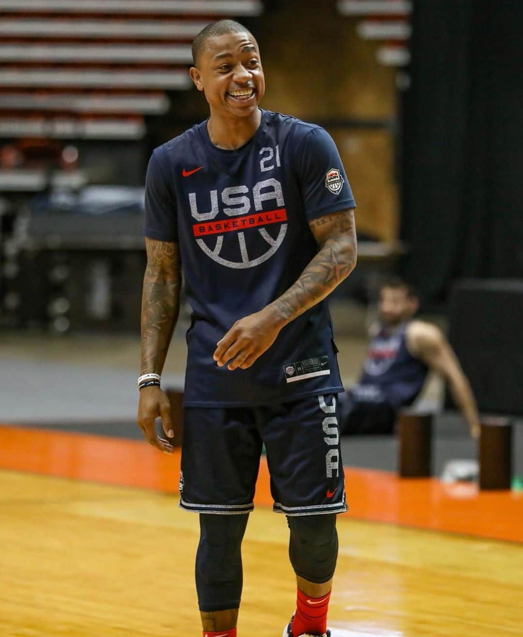 アイザイア・トーマスのインスタグラム：「“We got turned down, we failed, had setbacks, had to start over a lot of times but we kept going” 🏁🇺🇸 @americup」