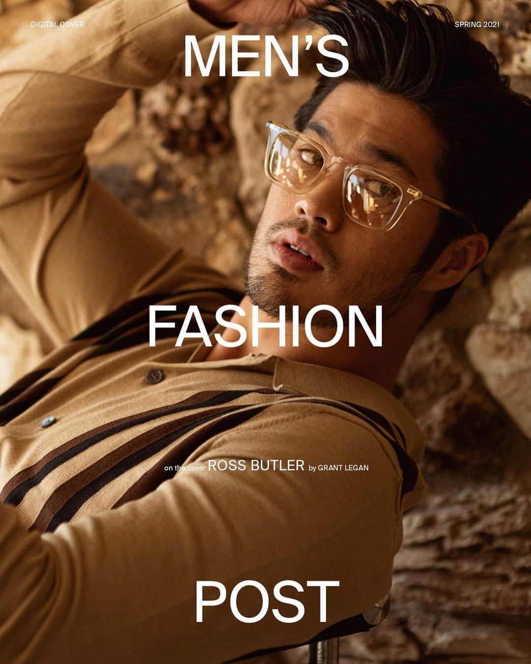 Men's Fashion Postのインスタグラム：「Breaking Stereotypes with @rossbutler ✨Our latest cover star ✨ Full story online. #linkinbio   Photography by @grantlegan  Styled by @adrianmartinn Hair & Makeup by @sonialeeartistry  Produced by @eff.ulloa   #rossbutler #MFPmagazine #toalltheboys #riverdale #rayathelastdragon #13reasonswhy」