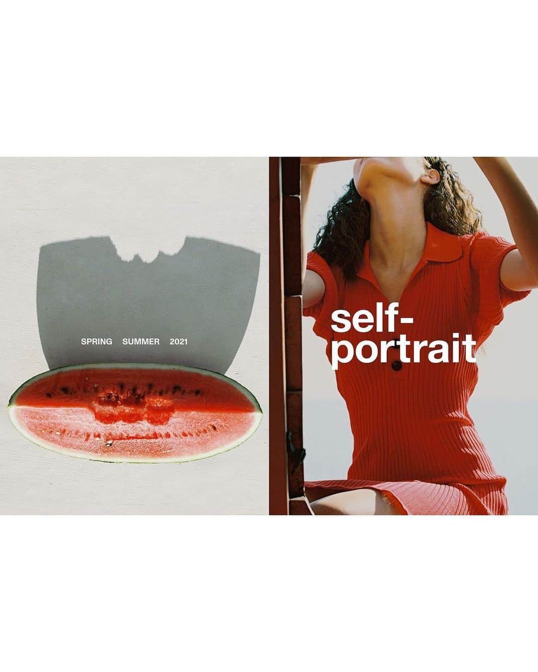 Taki Tanakaのインスタグラム：「ｓｅｌｆ-ｐｏｒｔｒａｉｔ  センシュアルに、スポーティーに。  #セルフポートレート　 赤いニットドレス  #入荷  @iza_official  #instrorenow  SHOPIZA.com  #repost @mrselfportrait ・・・ SPRING SUMMER 2021 new drop now on website   Photo by @deo_suveera  #selfportrait  #izastagram」