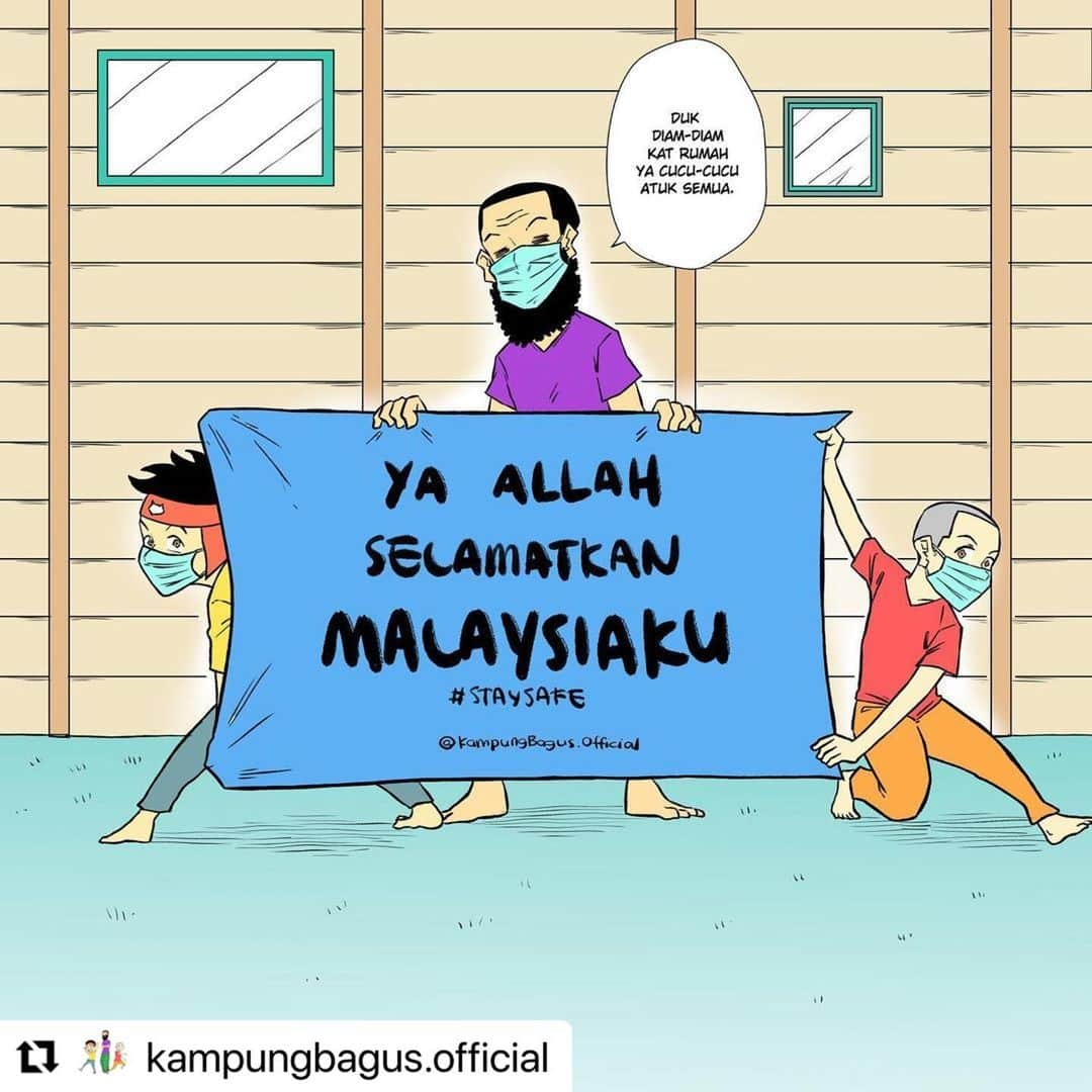 Koleksi Komik Malaysiaさんのインスタグラム写真 - (Koleksi Komik MalaysiaInstagram)「#Repost @kampungbagus.official with @make_repost ・・・ #052 [SEKATAN JALAN] . . Korang semua tahu kan apa jadi kalau depa ni jaga jalan? Sorry atuk letih nak taip panjang-panjang dari tadi atuk duk try nak lepas depa ni... uhuk uhuk... gerak lu gaiz.. . . .  #camGampang #komik #lawak #komiklawak #komikmalaysia #komiklucu #lawakgampang #dududkrumah #lawakkampungbagus #kartun #stayathome #instakomik #gengkomik #covıd19 #baman #perintahkawalanpergerakan #pkp #komikletop #koleksikomikmalaysia #komikboi #lawakterhad #budakkampung #nerdpakaispek」2月17日 15時14分 - tokkmungg_exclusive