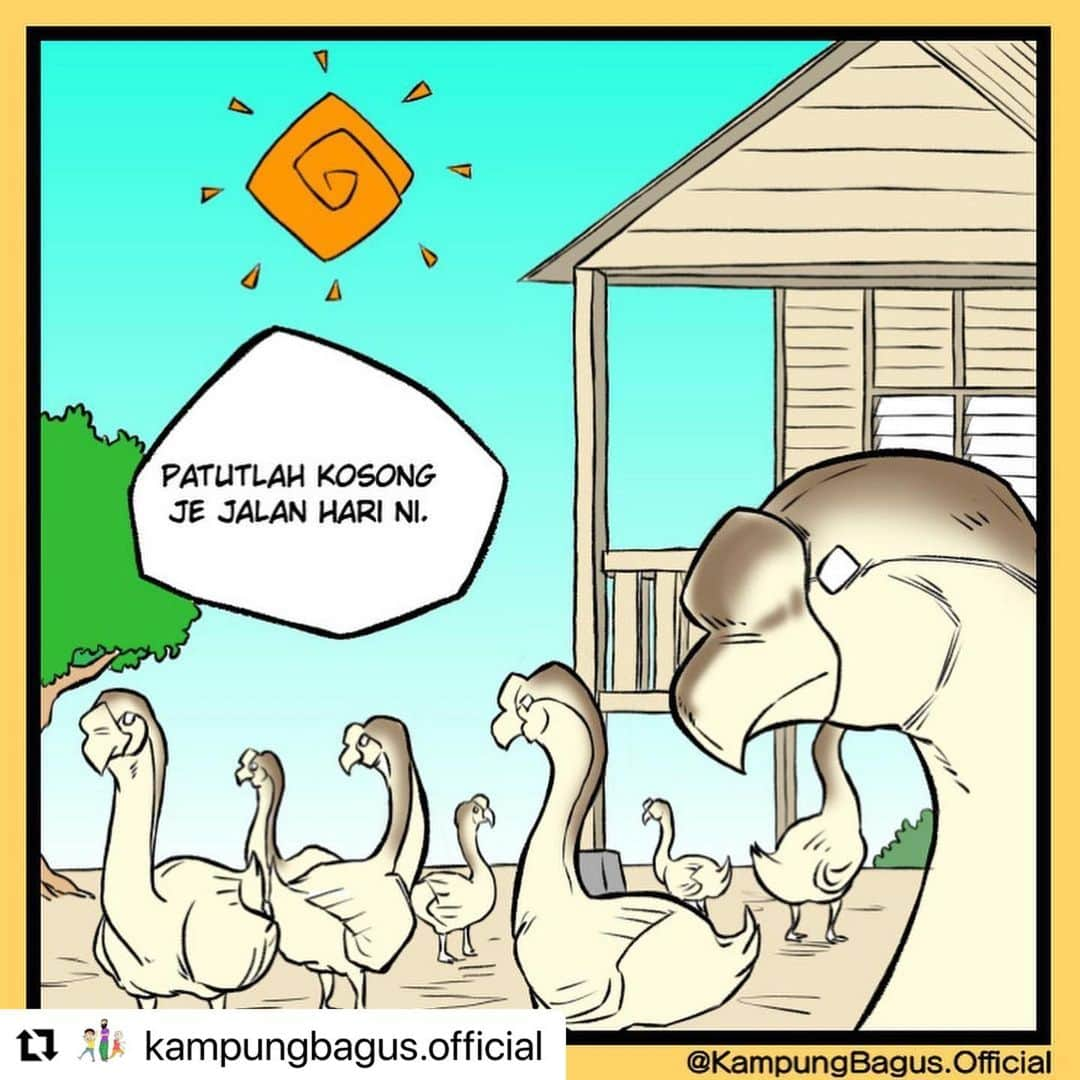 Koleksi Komik Malaysiaさんのインスタグラム写真 - (Koleksi Komik MalaysiaInstagram)「#Repost @kampungbagus.official with @make_repost ・・・ #052 [SEKATAN JALAN] . . Korang semua tahu kan apa jadi kalau depa ni jaga jalan? Sorry atuk letih nak taip panjang-panjang dari tadi atuk duk try nak lepas depa ni... uhuk uhuk... gerak lu gaiz.. . . .  #camGampang #komik #lawak #komiklawak #komikmalaysia #komiklucu #lawakgampang #dududkrumah #lawakkampungbagus #kartun #stayathome #instakomik #gengkomik #covıd19 #baman #perintahkawalanpergerakan #pkp #komikletop #koleksikomikmalaysia #komikboi #lawakterhad #budakkampung #nerdpakaispek」2月17日 15時14分 - tokkmungg_exclusive