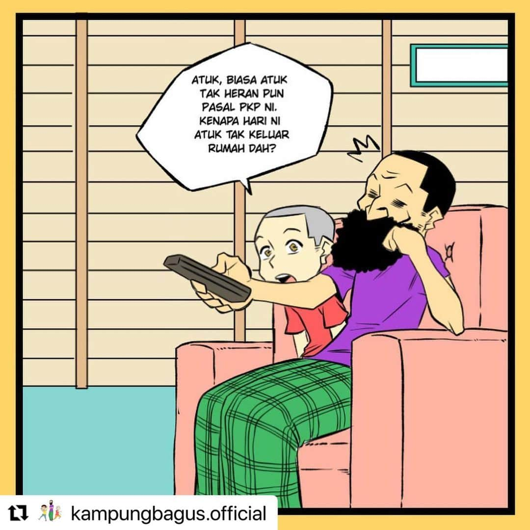 Koleksi Komik Malaysiaさんのインスタグラム写真 - (Koleksi Komik MalaysiaInstagram)「#Repost @kampungbagus.official with @make_repost ・・・ #052 [SEKATAN JALAN] . . Korang semua tahu kan apa jadi kalau depa ni jaga jalan? Sorry atuk letih nak taip panjang-panjang dari tadi atuk duk try nak lepas depa ni... uhuk uhuk... gerak lu gaiz.. . . .  #camGampang #komik #lawak #komiklawak #komikmalaysia #komiklucu #lawakgampang #dududkrumah #lawakkampungbagus #kartun #stayathome #instakomik #gengkomik #covıd19 #baman #perintahkawalanpergerakan #pkp #komikletop #koleksikomikmalaysia #komikboi #lawakterhad #budakkampung #nerdpakaispek」2月17日 15時14分 - tokkmungg_exclusive