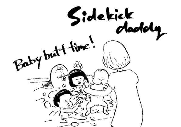 ケイタイモさんのインスタグラム写真 - (ケイタイモInstagram)「2021/2/17 Sidekick daddy #sidekickdaddy #comic #comics #instacomic #instacomics #familycomic #familycomics #webcomic #webcomics #parenting #family5 #japan #keitaimo」2月17日 17時01分 - k_e_i_t_a_i_m_o