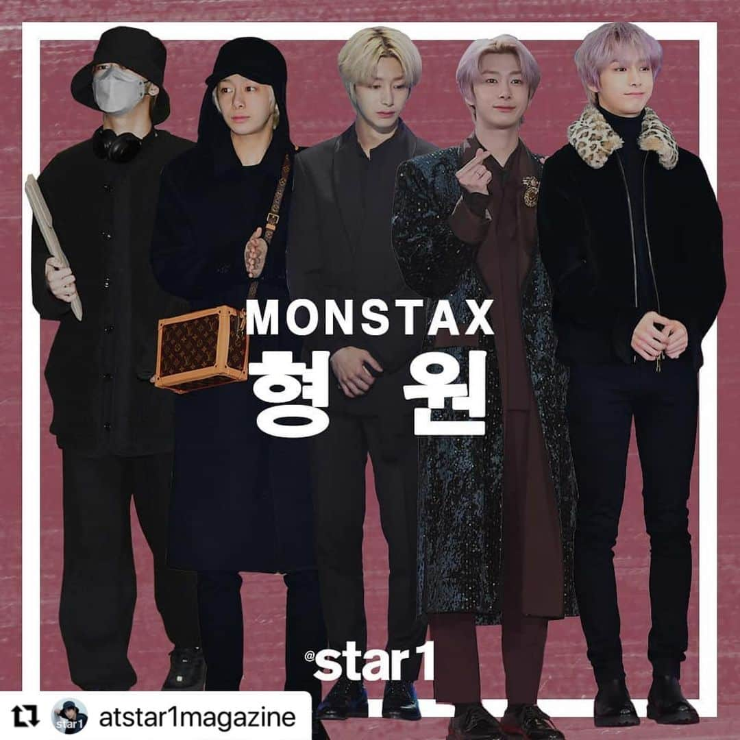 Monsta Xさんのインスタグラム写真 - (Monsta XInstagram)「#Repost @atstar1magazine  ・・・ 'N행시 장인' 몬스타엑스 형원에게 바칩니다😳  채 : 채워지지 않는 앳디터의 텅 빈 마음을 형 : 형원의 눈부신 미모로 메워야지💗 원 : 원해요!! 잘생긴 채형원!!!   몬스타엑스 공식 비주얼 담당 형원의 공식 석상 패션을 모아왔어요😍  #몬스타엑스 #MONSTAX #형원 #HYUNGWON #채형원 #비담 #비주얼담당 #톨앤핸썸 #잘생긴사람이최고야 #스타패션 #아이돌패션 #앳스타일 #atstar1」2月17日 17時10分 - official_monsta_x