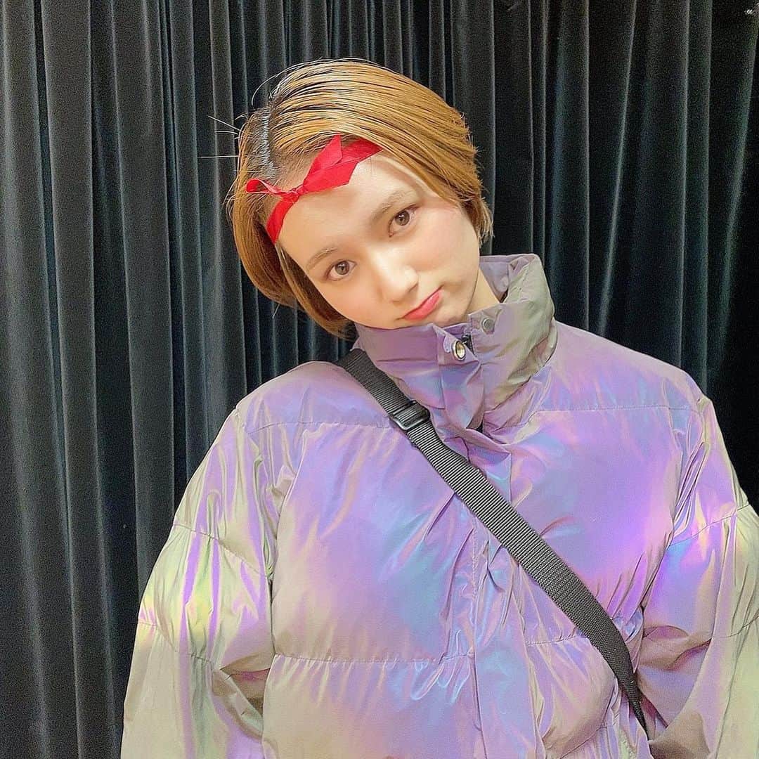 工藤菫のインスタグラム：「オフオン！！！  #帰り際のすー #白雪姫 #リボンはマカロンの #今日もおバカ」