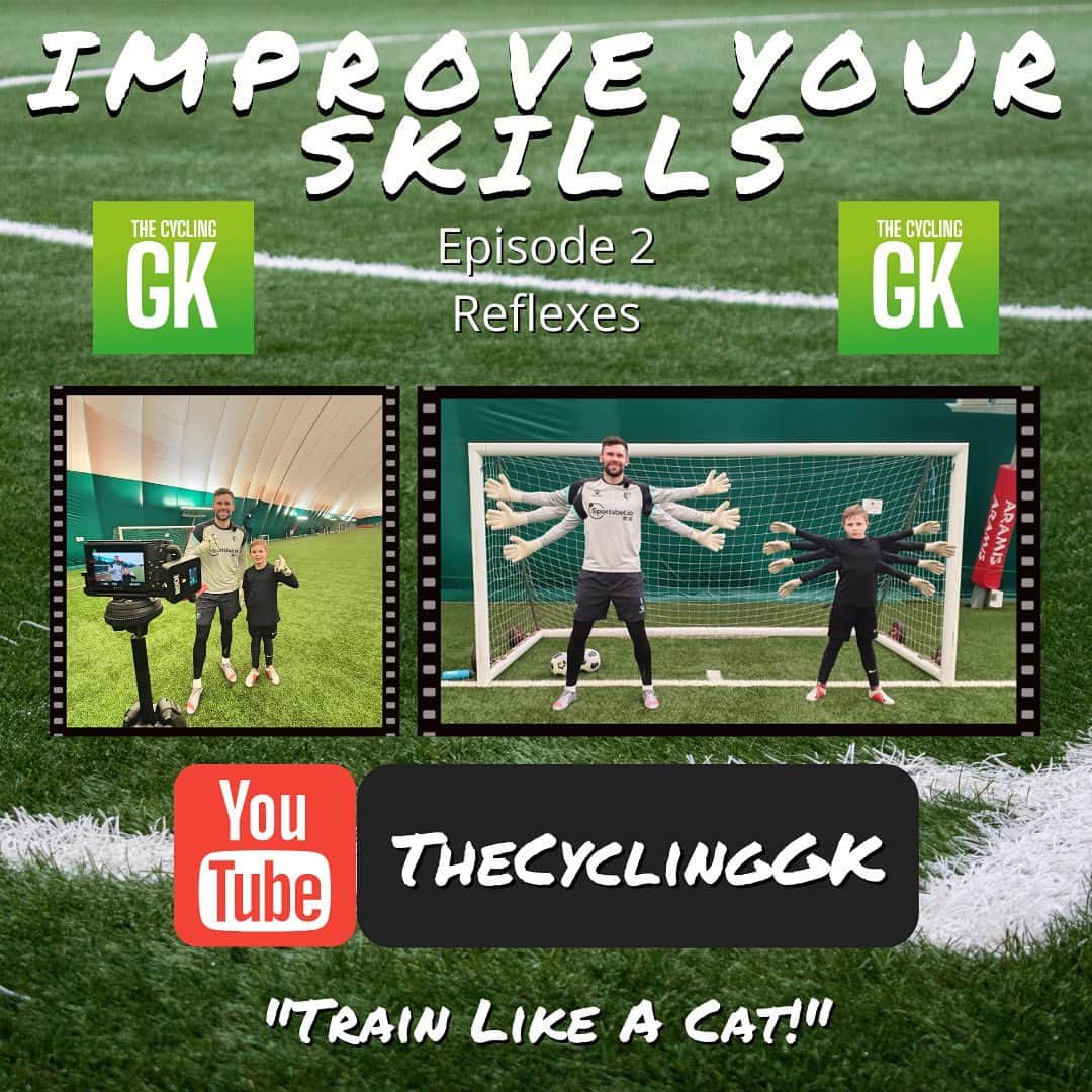 ベン・フォスターのインスタグラム：「Part 2 of the ‘Improve Your Skills’ video has landed over on YouTube now!  Level up your reflexes and train like a cat! 🐈   Link in bio now 🙌  #thecyclinggk」