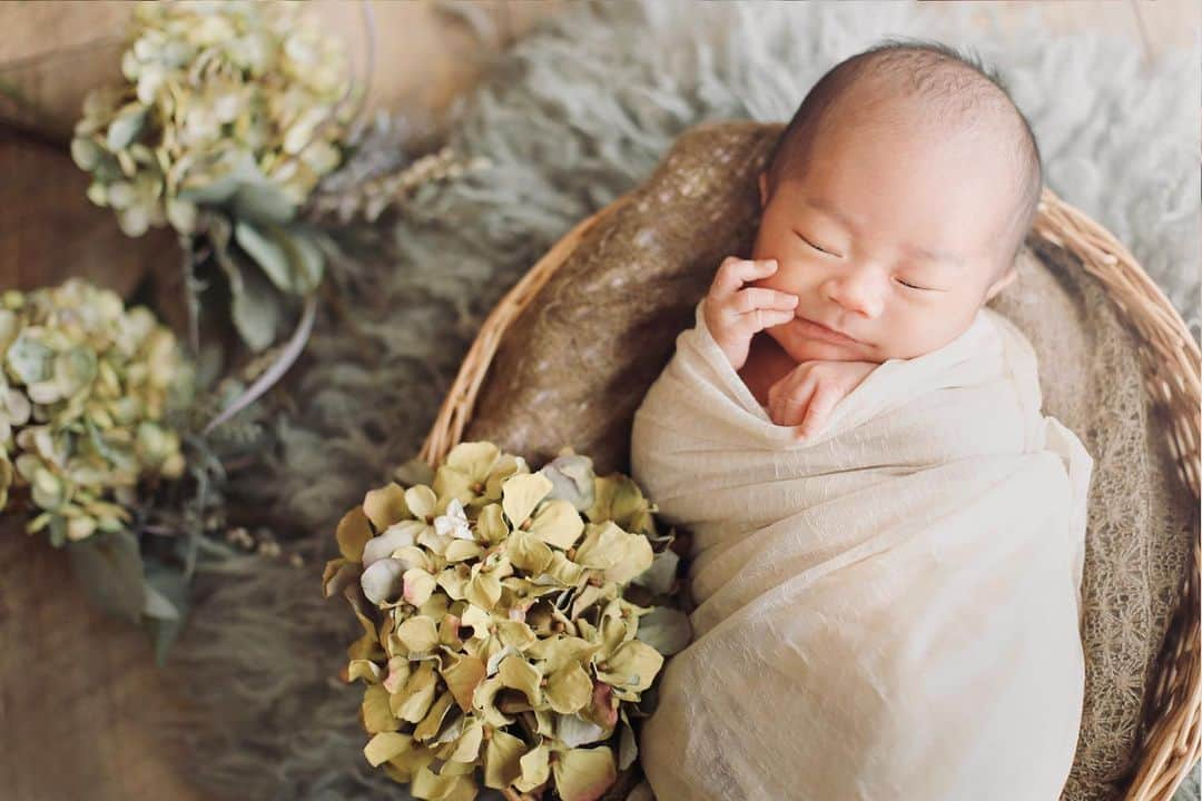 フォトスタジオノザキのインスタグラム：「. 今しか撮れない貴重な瞬間👶  生まれたばかりの神秘的な姿をお写真に残しませんか💕  一か月以内であればニューボーンフォト風もご相談可能です✨  この時期お宮参り撮影のご予約を多数いただいております。 1日全てお宮参りという日も何日もあります。  着物も無料レンタル・持ち出しができます🎶  お宮参り撮影をお考えの方はお早めにご予約をお願い致します。 ------------------------------------------- 皆様に安心して当店をご利用いただけますよう フォトスタジオノザキでは新型コロナウィルス感染予防としまして以下の対策を実施いたします。 ・店頭に消毒液を設置 ・店内全ての設備・おもちゃ・その他定期的に殺菌消毒処理 ・スタッフ開店前検温確認 ・スタッフマスク常備　 ご案内や写真セレクト時はマスクを装着 ・スタッフ撮影ごとに手洗い・消毒・うがい実施 ・1組ずつ撮影間隔を空ける  皆様が快適に気持ちよく思い出となる写真が残せますよう精一杯のご対応をさせて頂きます。 -------------------------------------------  詳細はこちら⇨（@photostudionozaki）  #フォトスタジオノザキ #photostudionozaki #宮崎 #写真館 #写真スタジオ #スタジオ撮影 #フォトスタジオ #宮崎写真館 #宮崎スタジオ #お宮参り #お宮参り撮影 #令和ベビー #令和3年ベビー #2021年ベビー #2021年2月出産予定 #ニューボーン #ニューボーンフォト #ニューボーン撮影 #赤ちゃんのいる生活 #赤ちゃん #健やかな成長 #初めての記念日 #べビスタグラム #宮崎ママ #宮崎ママと繋がりたい」