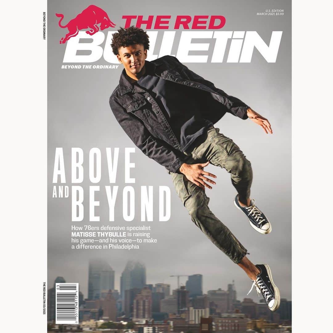 マイケル・ミュラーのインスタグラム：「Had such a blast collaborating with @theycallmetisse & @redbulletin in Philly a couple months ago. The @sixers scored when they added him to their lineup and meeting a down to earth & humble ball player means they scored a trifecta.」