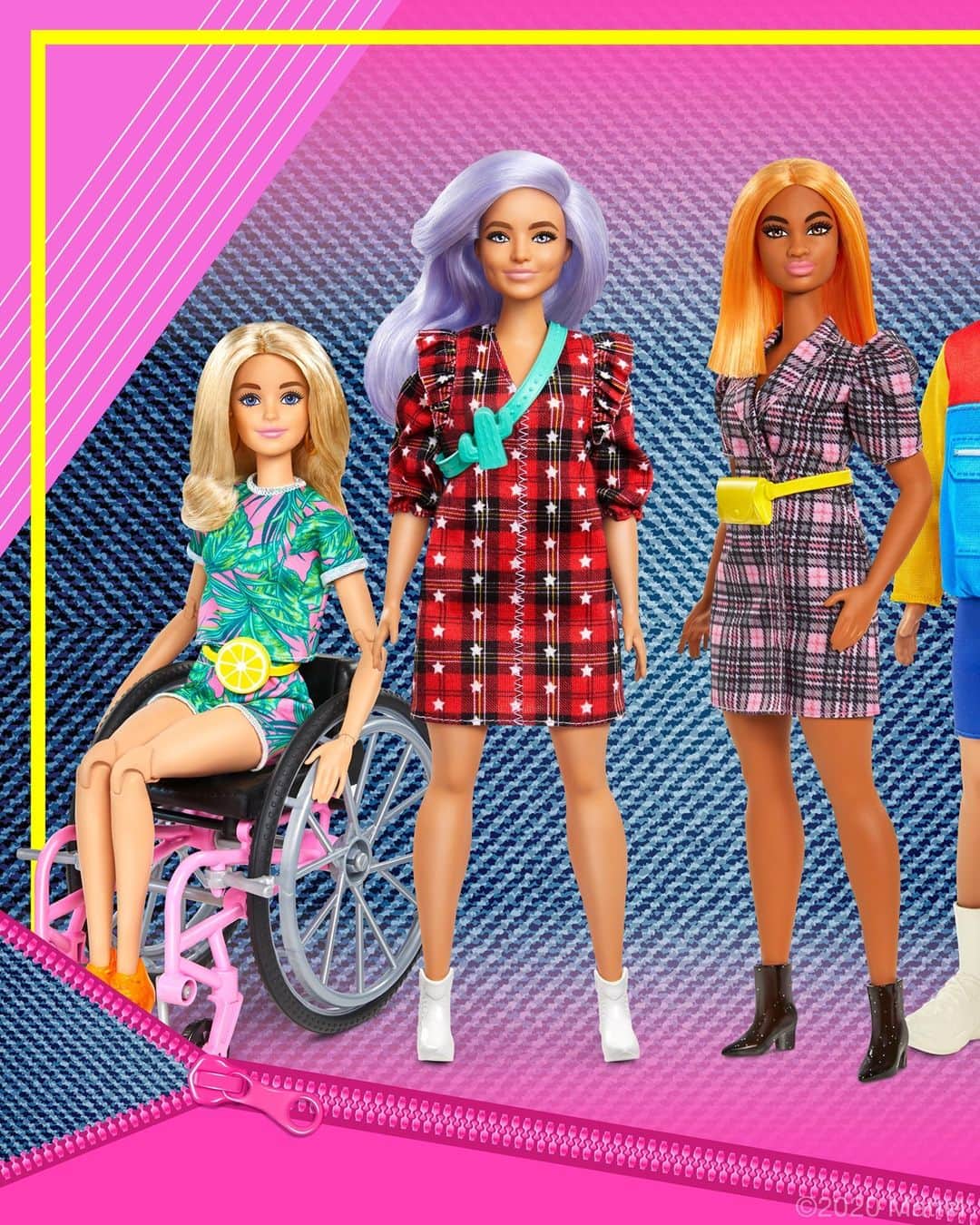のインスタグラム：「Style starts here. Introducing the new line of #Barbie fashion dolls – our trendiest and most diverse collection yet.」