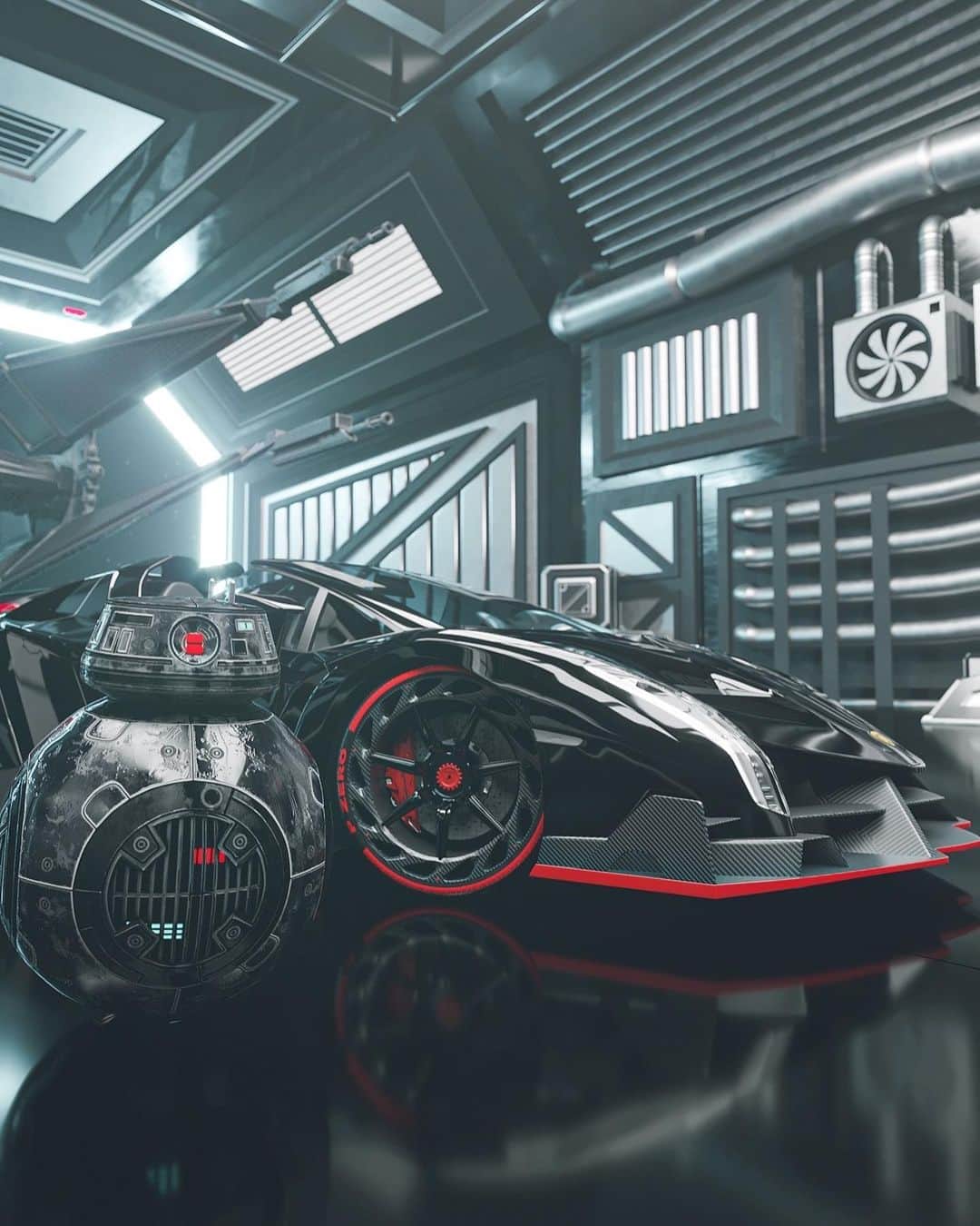 CarsWithoutLimitsさんのインスタグラム写真 - (CarsWithoutLimitsInstagram)「Veneno X Star Wars Render by @sencermedia  #CarsWithoutLimits #Veneno #StarWars」2月18日 4時16分 - carswithoutlimits