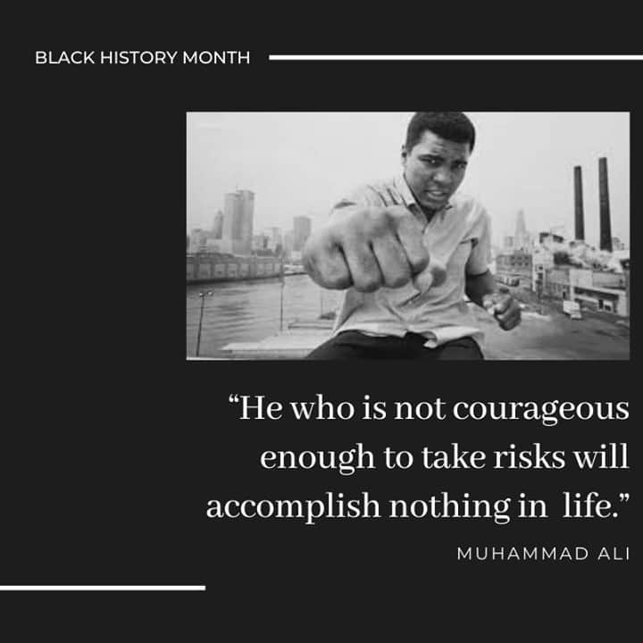 レックス・ジレットのインスタグラム：「What I’m hearing is you can continue to stand there, wondering, second guessing yourself, or you can commit to sprinting down the runway of life and leap into your destiny. The decision is yours. 💪😎🏅  #blackhistorymonth #muhammadali #whatsyourdestiny #blackvoices  #diversityinclusion #community #humanity #progress」