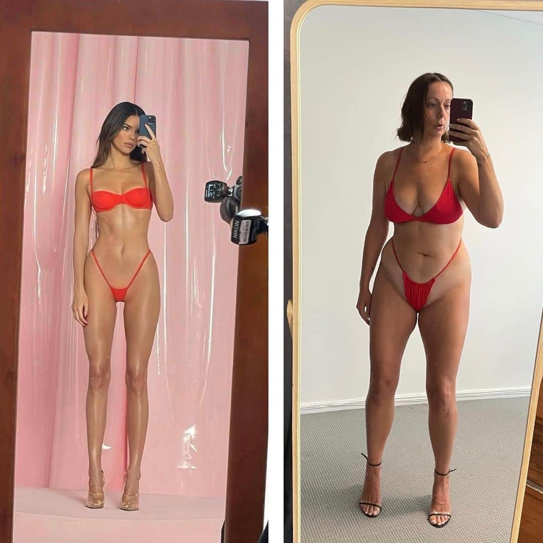 セレステ・バーバーのインスタグラム：「SKIMS- Now with bonus yeast infection.  #celestechallengeaccepted  #celestebarber  #funny  #kendalljenner」