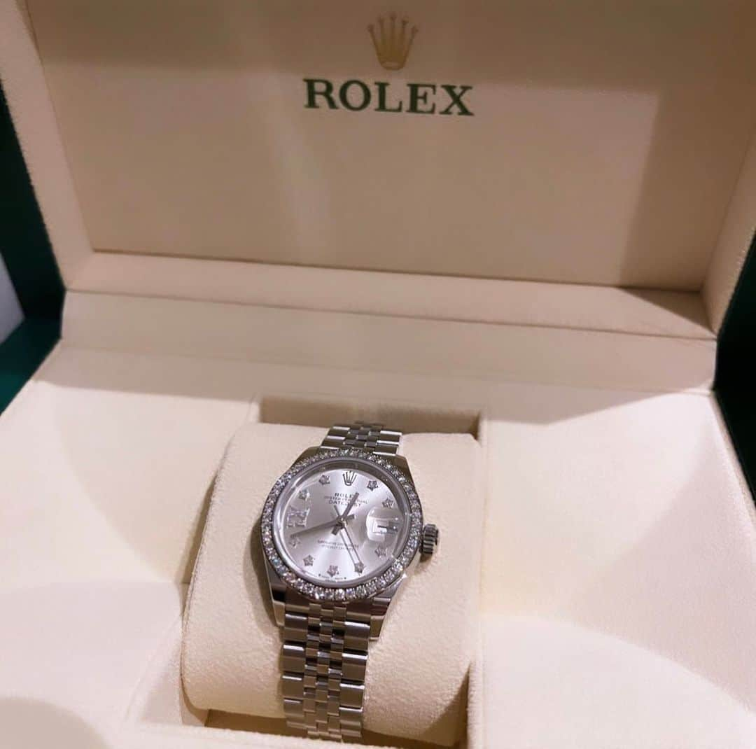 MAKIさんのインスタグラム写真 - (MAKIInstagram)「#rolex #rolexdaytona #ladydatejust #valentine #💝」2月17日 20時14分 - maki19970523