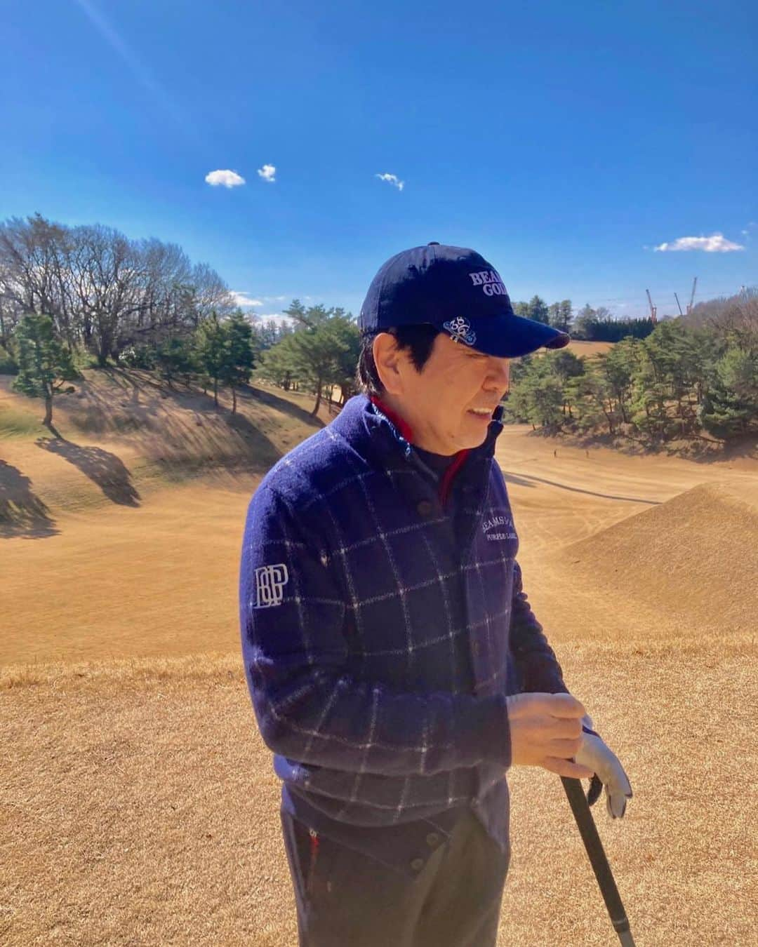 設楽洋さんのインスタグラム写真 - (設楽洋Instagram)「晴れ男参上❣️😊☀️ BEAMS GOLFのメンバーで…⛳️ #beamsgolf #golf #ゴルフ #晴れ男 #梅も咲いた」2月17日 20時33分 - taracyan3