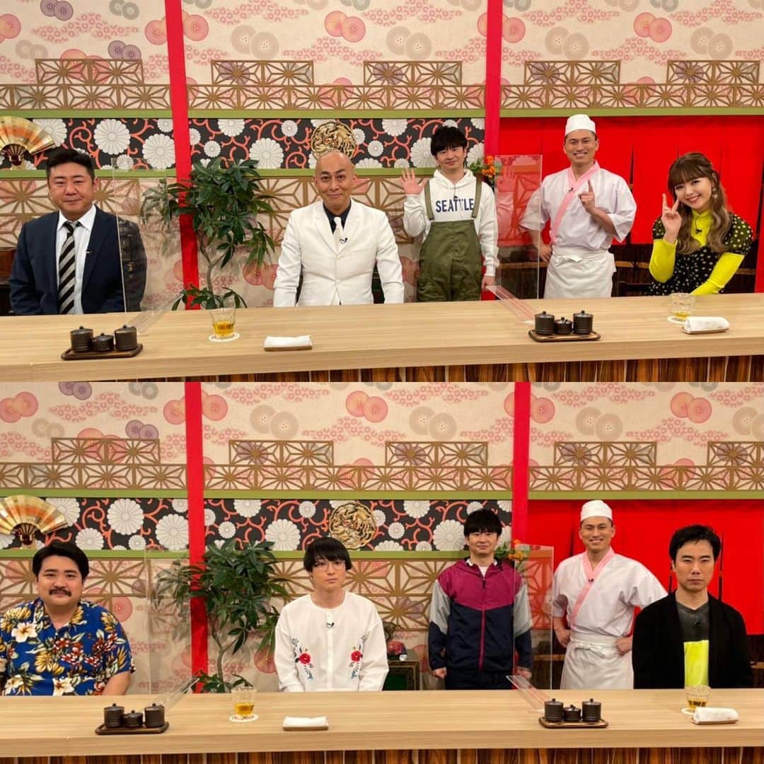 のインスタグラム：「あちこちオードリー収録終わり  ①藤田ニコル&錦鯉  ②藤井隆&空気階段  どちらもメチャクチャ面白かったです！  オンエア日はまた後日。」