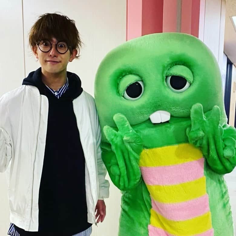 田辺駿一さんのインスタグラム写真 - (田辺駿一Instagram)「ガチャピン師匠との遭遇 ＠フジテレビタレントクローク」2月17日 20時49分 - bluenvo